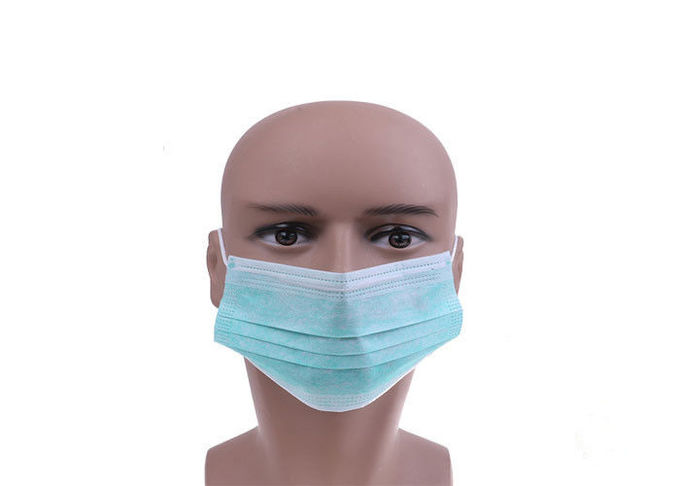 Eco友好的な標準的なEarloopはマスク、生殖不能の青く使い捨て可能なマスクを