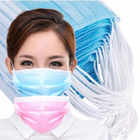 中国 大人の使い捨て可能な呼吸マスク、Eco友好的な3は非編まれた生地のマスクに執ように勧めます 会社
