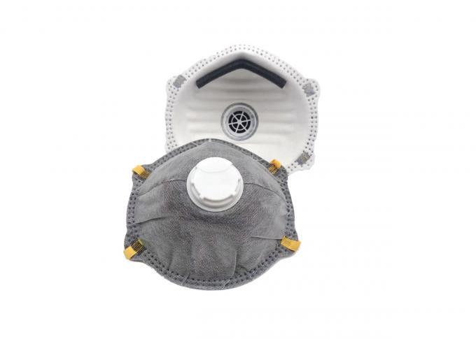 実用的なカーボン フィルター マスク、個人的な保護のための使い捨て可能な防塵マスク